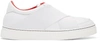 PROENZA SCHOULER White Leather Slip-On Sneakers