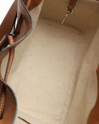 Loewe Compact Hammock Bag In Classic Leather Skin For Woman In Brown