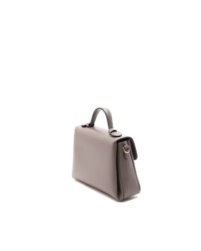 Gucci Interlocking G Top Handle Bag In White