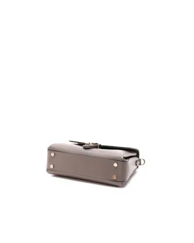 Gucci Interlocking G Top Handle Bag In White