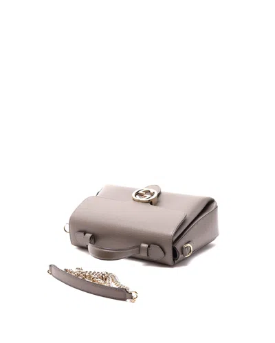 Gucci Interlocking G Top Handle Bag In White