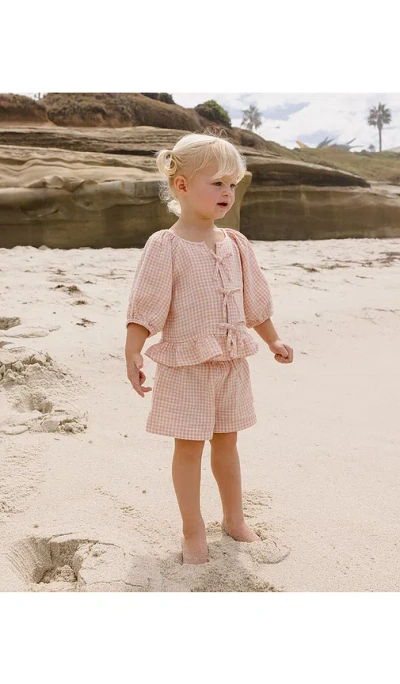 Rylee + Cru Juniper Set In Blush In Pink