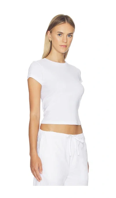 Amo Denim Baby Tee In White