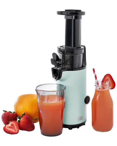 Dash Compact Cold Press Power Juicer In Metallic