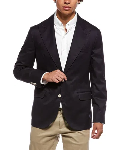 Brunello Cucinelli Solid Blazer In Black