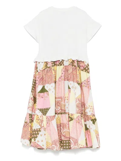 Etro Patchwork-print Dress In Multi