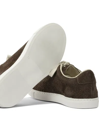 Common Projects Low-top Suede Sneakers Rubber Sole In Multi