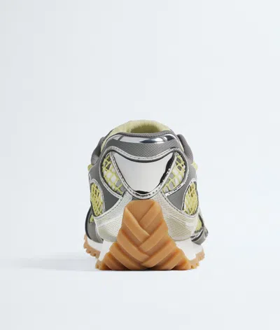 Bottega Veneta Orbit Lace-up Technical Fishnet Sneakers In Multi
