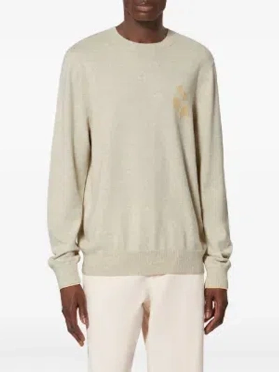 Isabel Marant Antea Logo-detail Pullover In Brown
