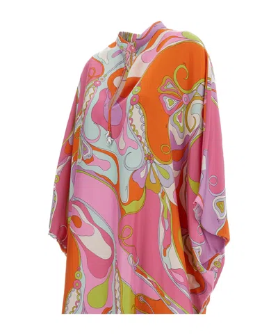 Pucci Printed Dress In Multi