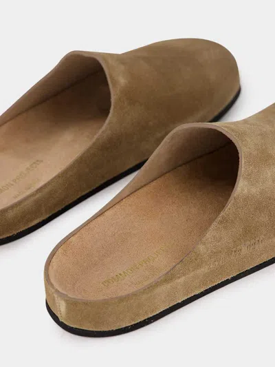 Common Projects Logo Flat Mules In Multi