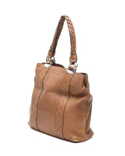 Gucci Ssima Bamboo Tote Bag In Pattern