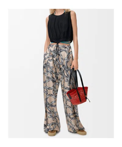 Loewe Drawstring Casual Pants In Multi