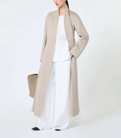 Max Mara Cashmere Wrap Coat In Multi