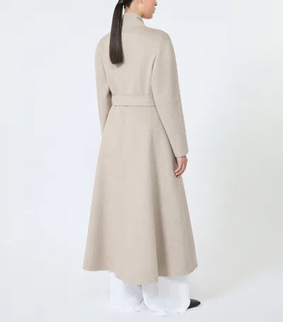 Max Mara Cashmere Wrap Coat In Multi