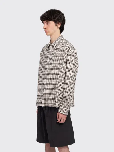 Studio Nicholson Checked-pattern Button-fastening Shirt In Pattern