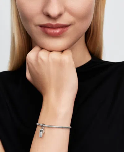 Pandora Referee Whistle Dangle Charm In Metallic