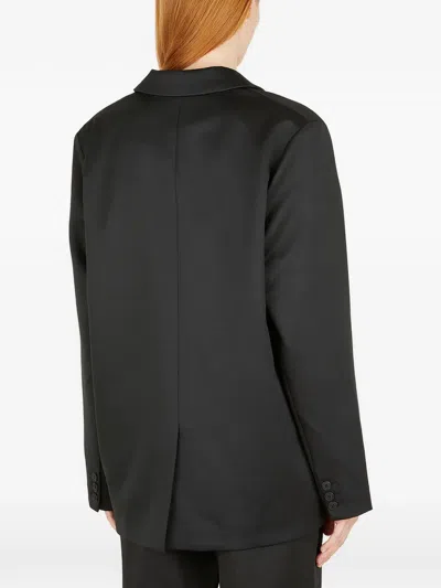 Soulland Button Blazer Jacket In Black