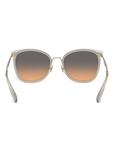 Coach Square-frame Sunglasses In Gray