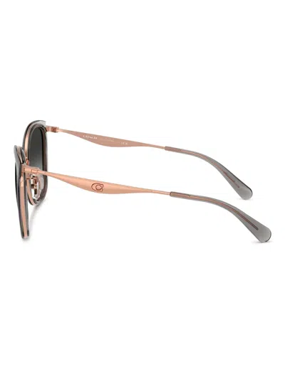 Coach Square-frame Sunglasses In Gray