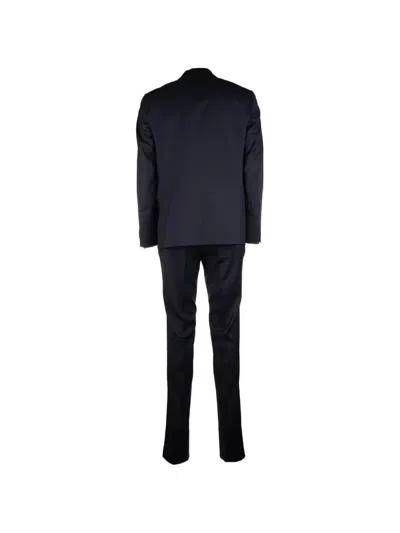 Corneliani Notch-lapel Single-breasted Suit In Blue