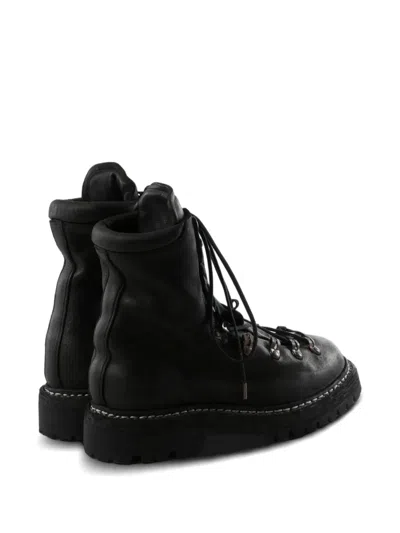 Guidi Lace-up Leather Boots In Multi
