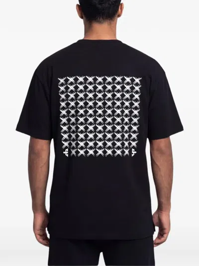 Exit Society Logo-print Graphic-print T-shirt In Black