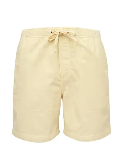 Faherty Drawstring Elasticated Swim Shorts In Yellow