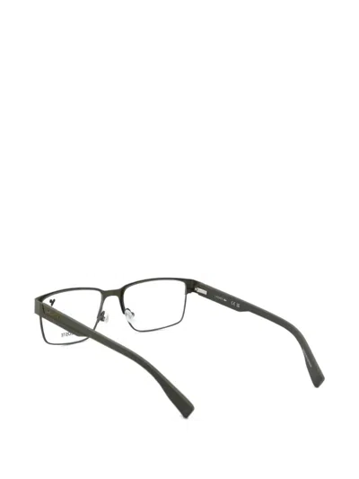 Lacoste Rectangle-frame Glasses In Gray