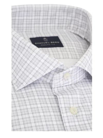 Emanuel Berg Check-pattern Shirt In Brown