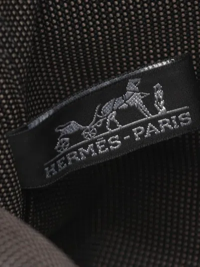 Pre-owned Hermes 20th Century Canvas Herline Pm Backpack In Gray