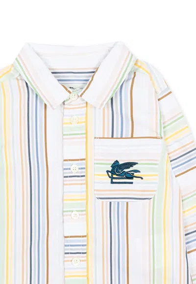 Etro Striped Shirt In Multi
