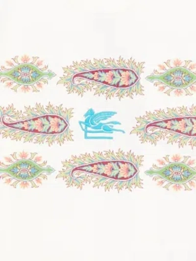 Etro Embroidered T-shirt In White
