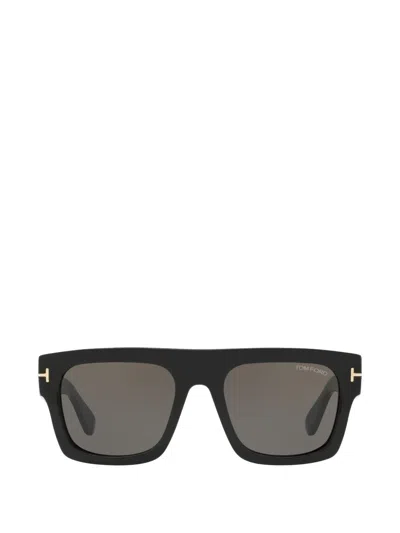 Tom Ford Fausto Square-frame Sunglasses In Black