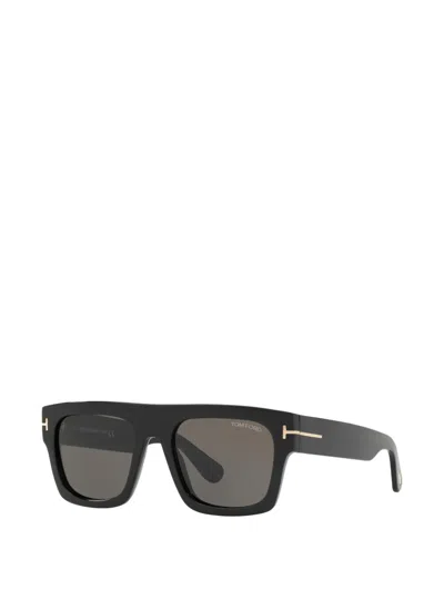 Tom Ford Fausto Square-frame Sunglasses In Black