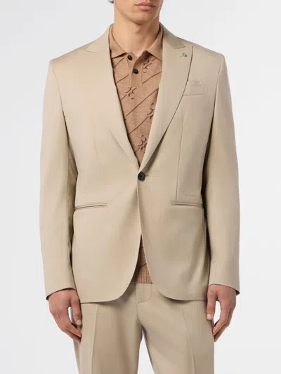 Billionaire Single-breasted Blazer In Gold