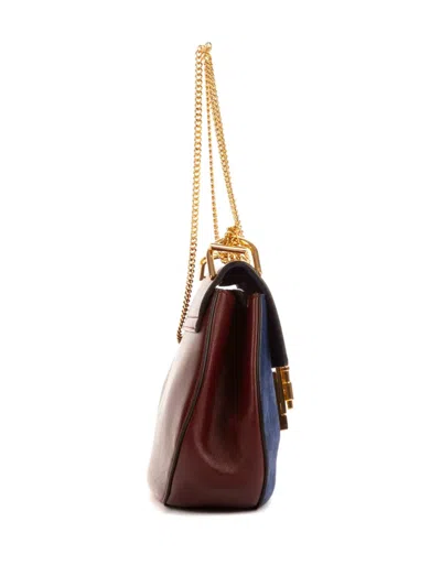 Pre-owned Chloé Leather Shoulder Bag In Blue