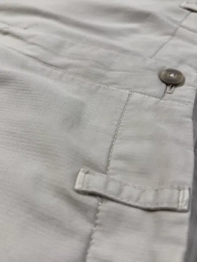 Boglioli Herringbone-pattern Cotton Trousers In Gray