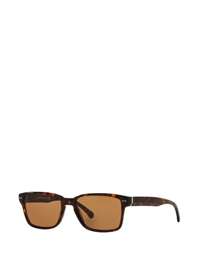 Brooks Brothers 52mm Rectangular Sunglasses In Brown