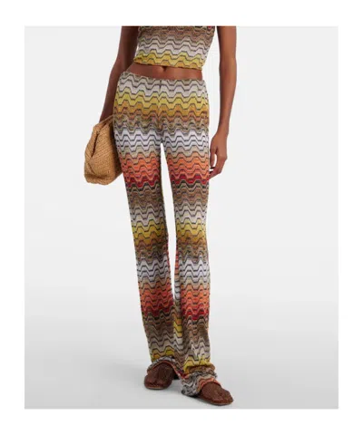 Missoni Patterned Casual Pants In Multi