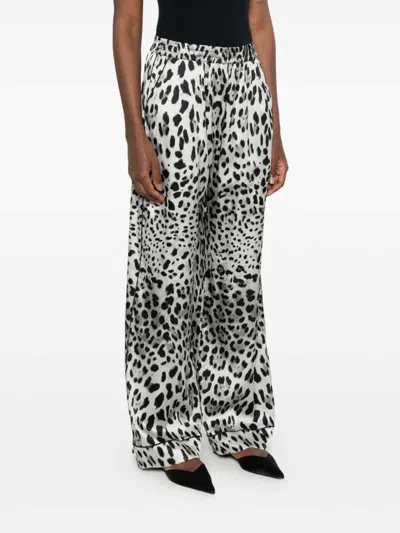 Dolce & Gabbana Patterned Casual Pants In Multi