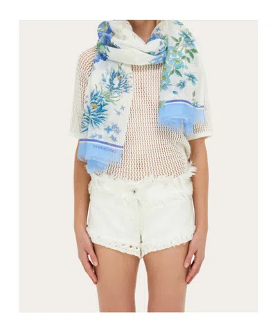 Ferragamo Spring Print Stole In Pattern