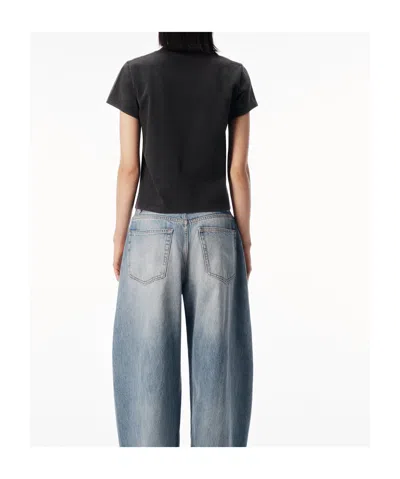 Alexander Wang Tight-fitting T-shirt In Black
