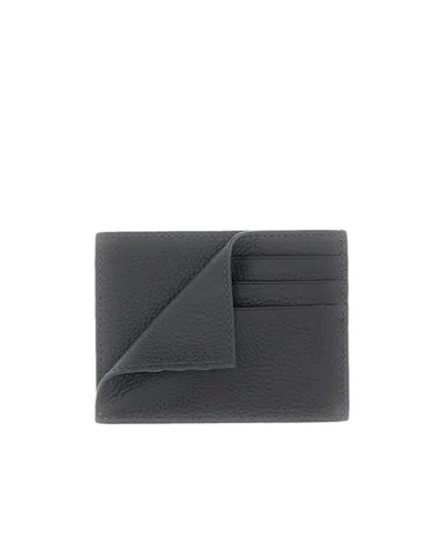 Thom Browne Note Compartment Card Holder In Black