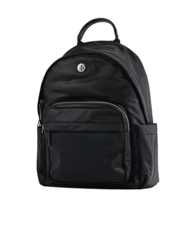 Tory Burch Zippered Backpack In Black