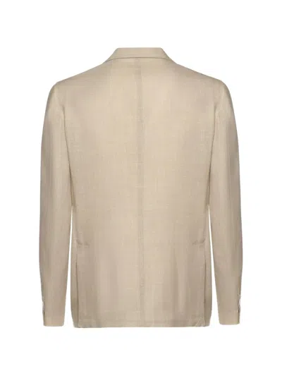 Eleventy Single-breasted Jacket In Neutral