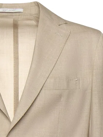 Eleventy Single-breasted Jacket In Neutral