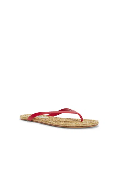 Christopher Esber Palma Flip Flop In Red