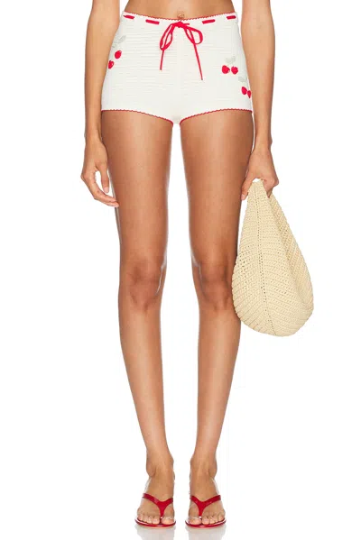 Loveshackfancy Nandie Short In White