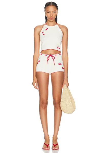 Loveshackfancy Nandie Short In White